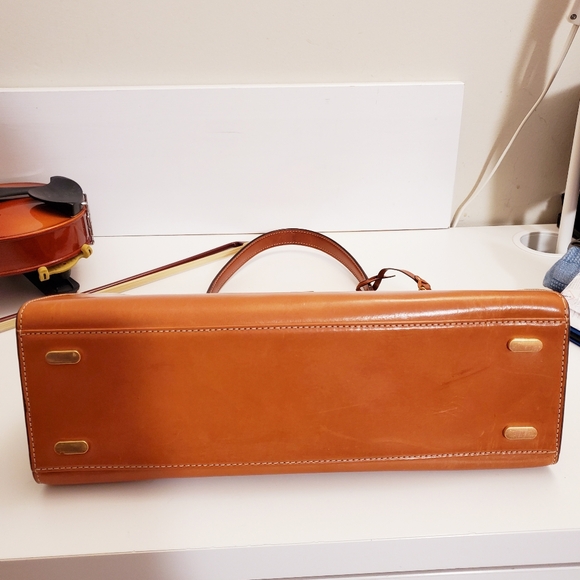 SOLD - RARE Tory Burch - Large Lee Radziwill Natural Vachetta - Runway Item - Picture 6 of 16